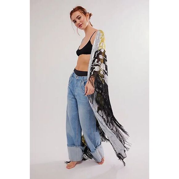 Free People Florence Kimono Size One Size - Picture 1 of 9